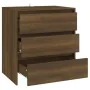 Aparador de madera contrachapada marrón roble 70x41x75 cm de vidaXL, Aparadores - Ref: Foro24-813007, Precio: 83,11 €, Descue...