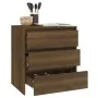 Aparador de madera contrachapada marrón roble 70x41x75 cm de vidaXL, Aparadores - Ref: Foro24-813007, Precio: 83,11 €, Descue...