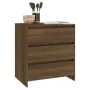 Aparador de madera contrachapada marrón roble 70x41x75 cm de vidaXL, Aparadores - Ref: Foro24-813007, Precio: 83,11 €, Descue...