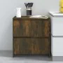 Sideboard aus geräuchertem Eichensperrholz, 70 x 41 x 75 cm von vidaXL, Sideboards - Ref: Foro24-813011, Preis: 69,41 €, Raba...