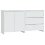 Aparador de 2 piezas madera manufacturada blanca de vidaXL, Aparadores - Ref: Foro24-3098057, Precio: 157,14 €, Descuento: %