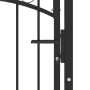 Fence gate with black steel spikes 100x100 cm by vidaXL, garden gates - Ref: Foro24-146378, Price: 139,09 €, Discount: %