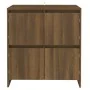 Aparadores 2 uds madera de ingeniería marrón roble 70x41x75 cm de vidaXL, Aparadores - Ref: Foro24-3098096, Precio: 138,64 €,...