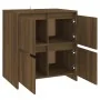 Aparadores 2 uds madera de ingeniería marrón roble 70x41x75 cm de vidaXL, Aparadores - Ref: Foro24-3098096, Precio: 138,64 €,...