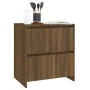 Aparadores 2 uds madera de ingeniería marrón roble 70x41x75 cm de vidaXL, Aparadores - Ref: Foro24-3098096, Precio: 138,64 €,...