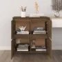 Aparadores 2 uds madera de ingeniería marrón roble 70x41x75 cm de vidaXL, Aparadores - Ref: Foro24-3098096, Precio: 138,64 €,...