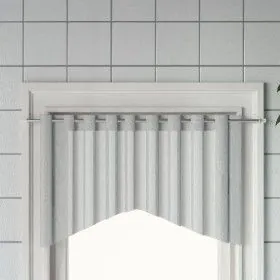 Rieles de cortina 2 uds aluminio blanco y plateado 90-130 cm de vidaXL, Barras para cortinas y visillos - Ref: Foro24-154612,...