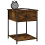 Mesitas noche 2 uds madera ingeniería roble ahumado 44x45x58 cm de vidaXL, Mesitas de noche - Ref: Foro24-825848, Precio: 52,...