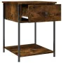 Mesitas noche 2 uds madera ingeniería roble ahumado 44x45x58 cm de vidaXL, Mesitas de noche - Ref: Foro24-825848, Precio: 52,...