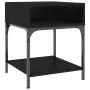 Mesitas de noche 2 uds madera de ingeniería negro 40x41x50 cm de vidaXL, Mesitas de noche - Ref: Foro24-825874, Precio: 54,46...