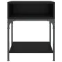Mesitas de noche 2 uds madera de ingeniería negro 40x41x50 cm de vidaXL, Mesitas de noche - Ref: Foro24-825874, Precio: 54,46...