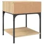 Mesitas noche 2 uds madera ingeniería roble Sonoma 40x41x50 cm de vidaXL, Mesitas de noche - Ref: Foro24-825876, Precio: 52,8...