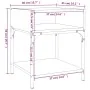 Mesitas noche 2 uds madera ingeniería roble Sonoma 40x41x50 cm de vidaXL, Mesitas de noche - Ref: Foro24-825876, Precio: 52,8...