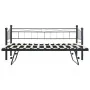 Estructura de cama de acero negra 180x200/90x200 cm de vidaXL, Camas y somieres - Ref: Foro24-285307, Precio: 203,12 €, Descu...
