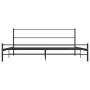 Estructura de cama de metal negro 180x200 cm de vidaXL, Camas y somieres - Ref: Foro24-284688, Precio: 114,36 €, Descuento: %
