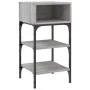 Mesitas noche 2 uds madera ingeniería gris Sonoma 35x34,5x70 cm de vidaXL, Mesitas de noche - Ref: Foro24-825890, Precio: 61,...