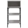 Mesitas noche 2 uds madera ingeniería gris Sonoma 35x34,5x70 cm de vidaXL, Mesitas de noche - Ref: Foro24-825890, Precio: 61,...