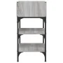 Mesitas noche 2 uds madera ingeniería gris Sonoma 35x34,5x70 cm de vidaXL, Mesitas de noche - Ref: Foro24-825890, Precio: 61,...