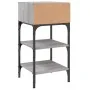 Mesitas noche 2 uds madera ingeniería gris Sonoma 35x34,5x70 cm de vidaXL, Mesitas de noche - Ref: Foro24-825890, Precio: 61,...