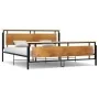Estructura de cama de metal 200x200 cm de vidaXL, Camas y somieres - Ref: Foro24-324875, Precio: 152,48 €, Descuento: %