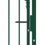 Fence gate with green steel spikes 100x150 cm by vidaXL, garden gates - Ref: Foro24-146395, Price: 186,82 €, Discount: %