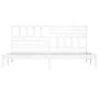 Estructura de cama de madera maciza blanca 180x200 cm de vidaXL, Camas y somieres - Ref: Foro24-3101039, Precio: 161,00 €, De...