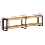 Mueble de TV madera maciza de mango 160x30x40 cm de vidaXL, Muebles TV - Ref: Foro24-356174, Precio: 135,23 €, Descuento: %