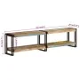 Mueble de TV madera maciza reciclada 160x30x40 cm de vidaXL, Muebles TV - Ref: Foro24-356176, Precio: 83,61 €, Descuento: %