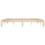 Estructura de cama madera maciza 180x200 cm de vidaXL, Camas y somieres - Ref: Foro24-810380, Precio: 108,71 €, Descuento: %