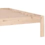 Estructura de cama madera maciza 180x200 cm de vidaXL, Camas y somieres - Ref: Foro24-810380, Precio: 108,71 €, Descuento: %