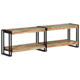 Mueble de TV madera maciza reciclada 140x30x40 cm de vidaXL, Muebles TV - Ref: Foro24-356173, Precio: 102,22 €, Descuento: %