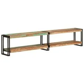 Mueble de TV madera maciza reciclada 200x30x40 cm de vidaXL, Muebles TV - Ref: Foro24-356182, Precio: 97,60 €, Descuento: %