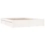 White bed frame with drawers 140x200 cm by vidaXL, Beds and slatted bases - Ref: Foro24-3103514, Price: 242,22 €, Discount: %