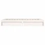 White bed frame with drawers 140x200 cm by vidaXL, Beds and slatted bases - Ref: Foro24-3103514, Price: 242,22 €, Discount: %