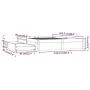Estructura de cama con cajones blanco 140x200 cm de vidaXL, Camas y somieres - Ref: Foro24-3103514, Precio: 242,22 €, Descuen...