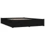 Estructura de cama con cajones negro 140x190 cm de vidaXL, Camas y somieres - Ref: Foro24-3103507, Precio: 257,34 €, Descuent...