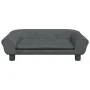 Sofá para niños de terciopelo gris oscuro 70x45x26 cm de vidaXL, Mobiliario para bebés y niños pequeños - Ref: Foro24-3196402...