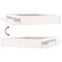 Estructura de cama con cajones blanco 150x200 cm de vidaXL, Camas y somieres - Ref: Foro24-3103519, Precio: 259,17 €, Descuen...