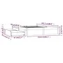 Estructura de cama con cajones blanco 150x200 cm de vidaXL, Camas y somieres - Ref: Foro24-3103519, Precio: 259,17 €, Descuen...