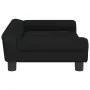 Sofá para niños de terciopelo negro 70x45x26 cm de vidaXL, Mobiliario para bebés y niños pequeños - Ref: Foro24-3196404, Prec...
