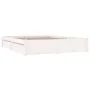 Estructura de cama con cajones doble blanco 135x190 cm de vidaXL, Camas y somieres - Ref: Foro24-3103499, Precio: 219,60 €, D...