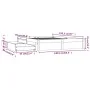 Estructura de cama con cajones doble blanco 135x190 cm de vidaXL, Camas y somieres - Ref: Foro24-3103499, Precio: 219,60 €, D...