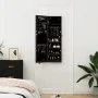Espejo con joyero y luces LED para pared negro de vidaXL, Espejos - Ref: Foro24-353254, Precio: 95,90 €, Descuento: %