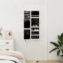 Espejo con joyero y luces LED para pared blanco de vidaXL, Espejos - Ref: Foro24-353253, Precio: 95,78 €, Descuento: %