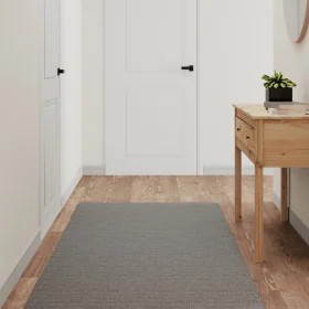 Alfombra de pasillo gris 80x180 cm de vidaXL, Alfombras - Ref: Foro24-355808, Precio: 27,49 €, Descuento: %
