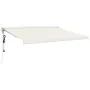 Toldo retráctil aluminio y tela color crema 3,5x2,5 m de vidaXL, Toldos - Ref: Foro24-3154577, Precio: 530,44 €, Descuento: %