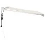 Toldo retráctil aluminio y tela color crema 3,5x2,5 m de vidaXL, Toldos - Ref: Foro24-3154577, Precio: 530,44 €, Descuento: %