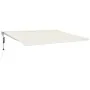 Toldo retráctil aluminio y tela color crema 4,5x3 m de vidaXL, Toldos - Ref: Foro24-3154579, Precio: 748,80 €, Descuento: %