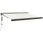 Toldo retráctil aluminio y tela color crema 3x2,5 m de vidaXL, Toldos - Ref: Foro24-3154601, Precio: 547,63 €, Descuento: %