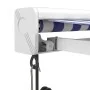 Toldo retráctil aluminio y tela azul y blanco 3,5x2,5 m de vidaXL, Toldos - Ref: Foro24-3154572, Precio: 530,10 €, Descuento: %
